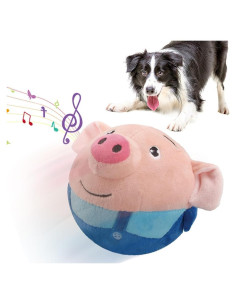 Juguete Interactivo para Perros Soputry Cerdo Azul 15cm