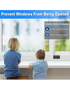 Bloqueos de Ventana Deslizante HYIEOU - 6 Juegos, Seguridad Infantil 2