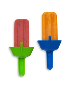 Soporte para Paletas Sin Goteo POP NO DROP - 2 Piezas Azul y Verde