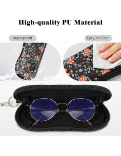 Funda de Gafas MoKo Neopreno Ligera con Cremallera Negra 2