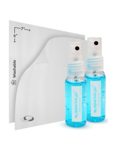 Kit de Limpieza de Gafas OPTIPAK 2x30ml Gel + 2 Paños Microfibra