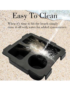 Bandeja organizadora Top Cup MGARDENMYI para Bogg Bag XL - Negro 2