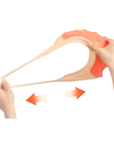 Gorro de Baño Ajustable ICHIcommerce para Bebé - Corona Azul/Rosa