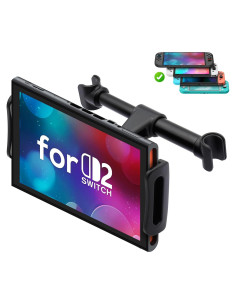 Soporte para Reposacabezas de Coche FYOUNG Ajustable Negro