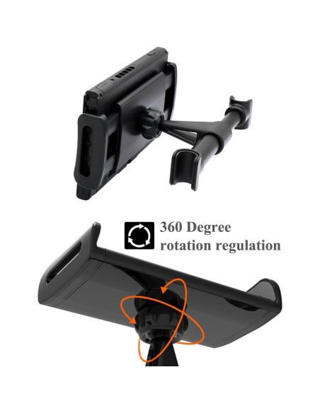 Soporte para Reposacabezas de Coche FYOUNG Ajustable Negro