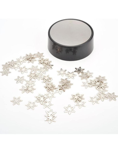 Escultura Magnética de Escritorio PowerTRC Copos de Nieve