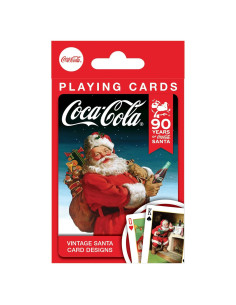 Baraja de Cartas Coca Cola Santa Vintage MasterPieces - 54 Cartas