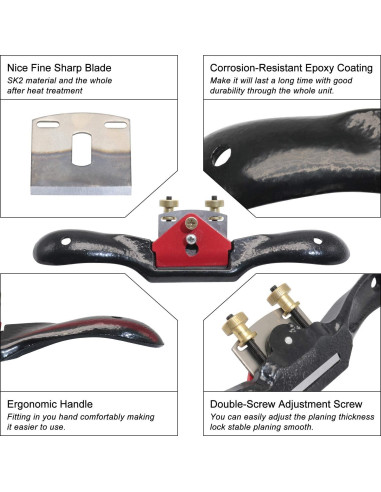 Afilador Ajustable Boeray con 4 Cuchillas y Plano Portátil