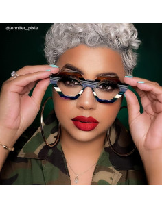 Gafas Anti Luz Azul Vooglam para Mujeres - Diseño Geométrico 2