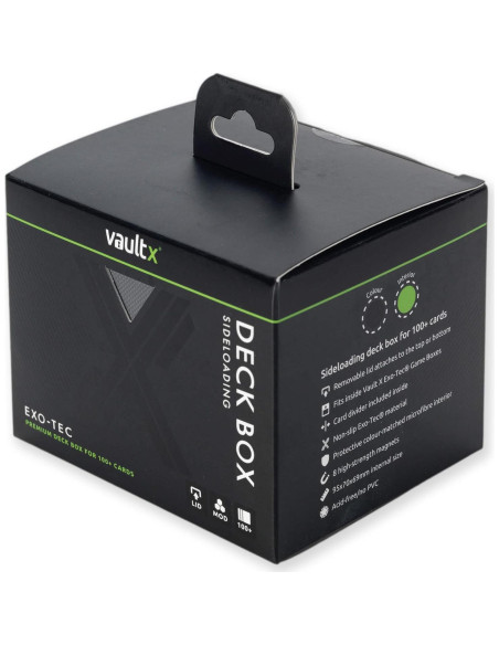 Caja de Barajas Vault X Sideloading 100+ Cartas Exo-Tec