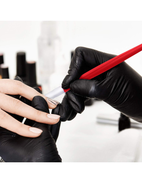 30 Piezas Empujadores de Cutículas BBTO de Goma y Plástico