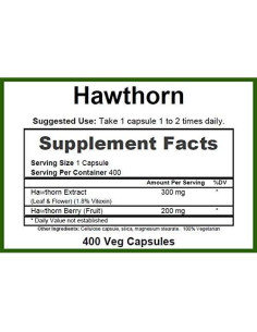 Extracto de Espino VerdePacks 400 Cápsulas Suplemento Natural 2