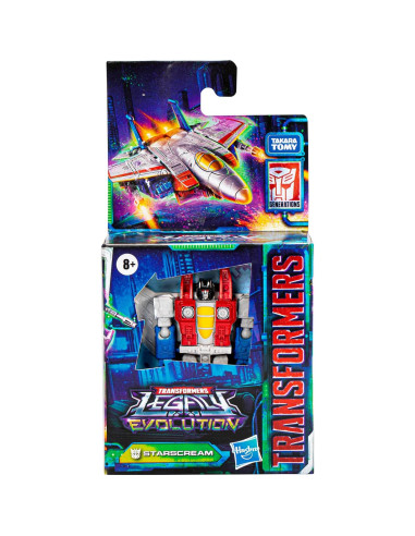 Figura de acción Transformers Legacy Core Starscream 8.9 cm