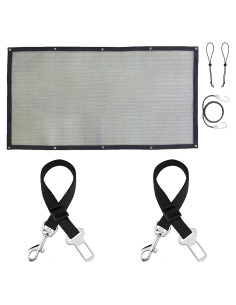 Cinturones de Seguridad para Perros SunGrow + Barrera Ajustable