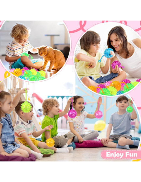 Pelotas LED Rebotadoras Sotiff 9 Pcs Multicolor 5.5 cm