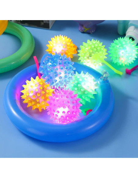 Pelotas LED Rebotadoras Sotiff 9 Pcs Multicolor 5.5 cm