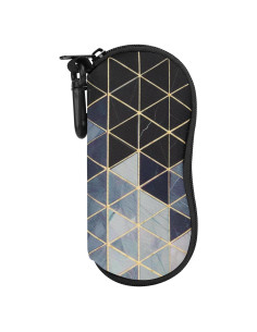 Funda de Gafas MoKo Neopreno Cremallera Espaciosa Gris
