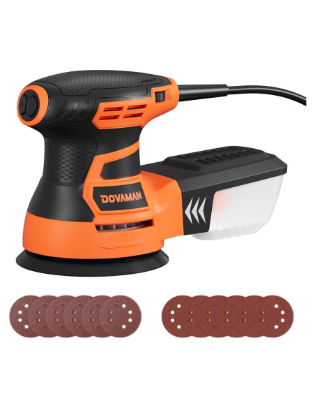 Lijadora Orbital DOVAMAN ROS01A 350W 6 Velocidades 12.7cm