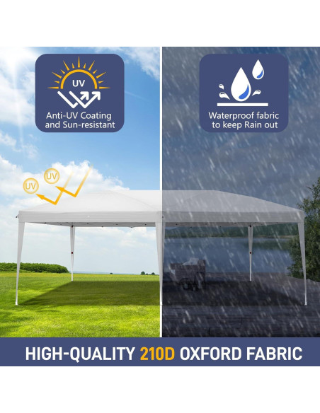 Carpa Plegable AMOPA 3x6m Impermeable para Eventos al Aire Libre Carpa Plegable AMOPA 3x6m Impermeable para Eventos al Aire Libre