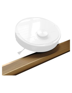 Tira de transición de suelo Dntum 90cm dorada aluminio