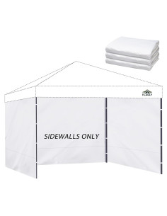 Paredes Laterales FLAGLY para Carpa Plegable 3 Piezas 300D