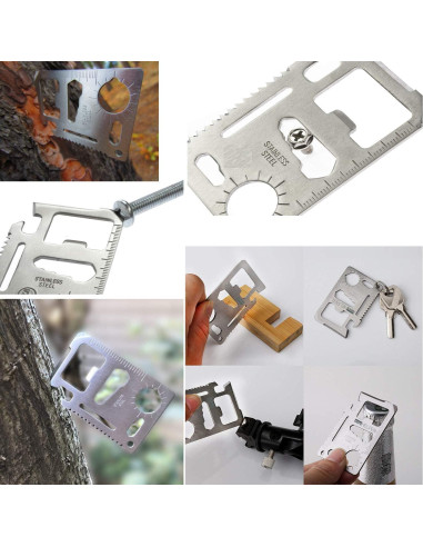 Multiherramienta Abrebotellas Lodo Smate 11 en 1 Acero Inoxidable