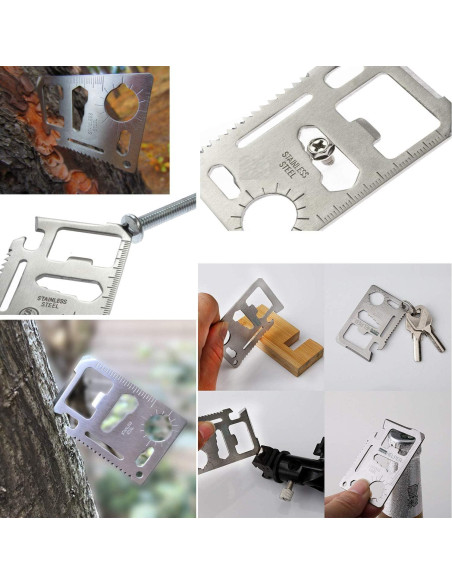 Multiherramienta Abrebotellas Lodo Smate 11 en 1 Acero Inoxidable