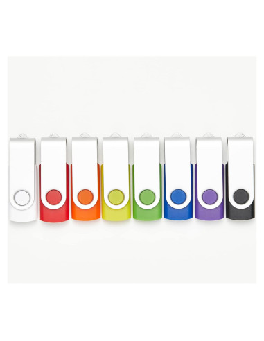 Paquete de 20 Memorias USB 4GB REWBOAT Colores Aleatorios