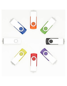 Paquete de 20 Memorias USB 4GB REWBOAT Colores Aleatorios 2