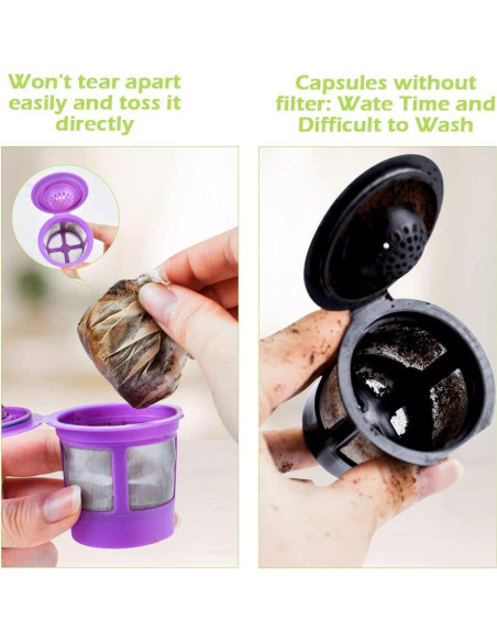 Filtros de papel para café desechables CAPMESSO 100 unidades