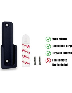 Soporte de Pared para Control Remoto Hunter K5579 K5580 Negro 2