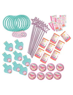 Paquete de 48 Juguetes de Fiesta Peppa Pig - Diversión Colorida