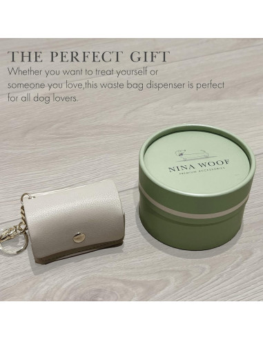 Soporte de Bolsa de Excremento Vegano Nina Woof Gris