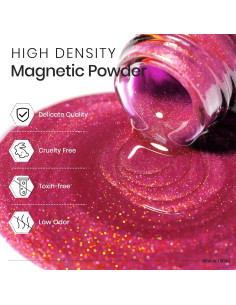 Set de Esmalte de Uñas Gel MIZHSE Efecto Ojo de Gato 8 Colores 2