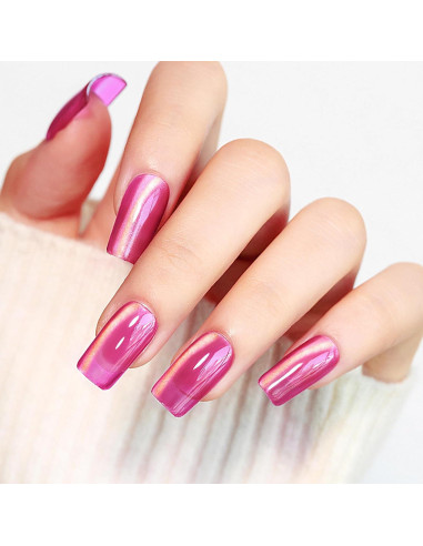 Set de Esmalte de Uñas Gel MIZHSE Efecto Ojo de Gato 8 Colores