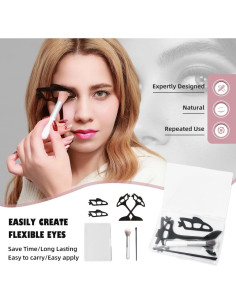 Plantillas de Sombra de Ojos Reutilizables Bpwasxda 2025 2