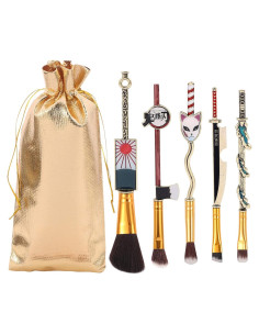 Conjunto de Pinceles de Maquillaje Anime YUNXIAN - 5 Piezas