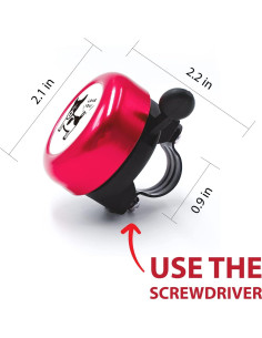 Timbre de Bicicleta ONIPAX BB-409 Sonido Fuerte Perro Oreo 2