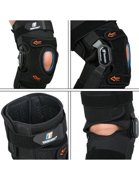 Férula para Rodilla Timtakbo XL con Estabilizadores y Gel