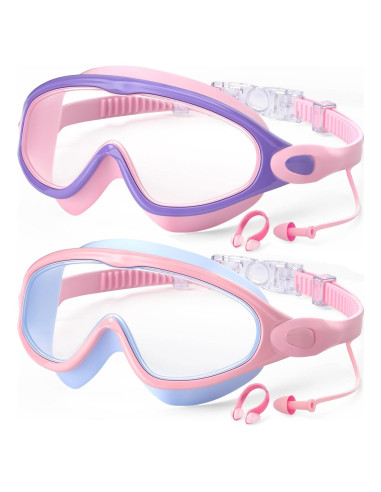 Gafas de natación COOLOO para niños 3 a 15 años Antivaho UV