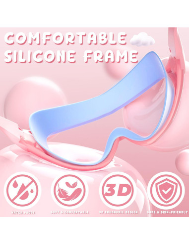Gafas de natación COOLOO para niños 3 a 15 años Antivaho UV