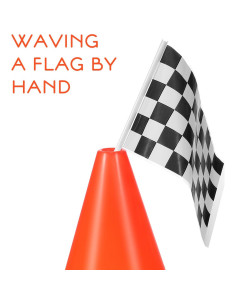 Conjunto 24 Conos Naranjas y Banderas Totority para Entrenamiento 2