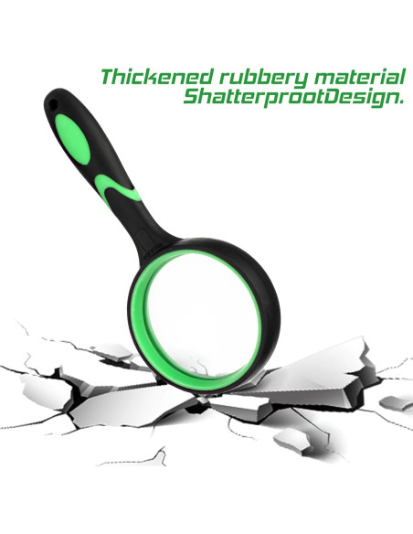 Set de 8 Lentes de Aumento 10X Telooco 50mm para Lectura