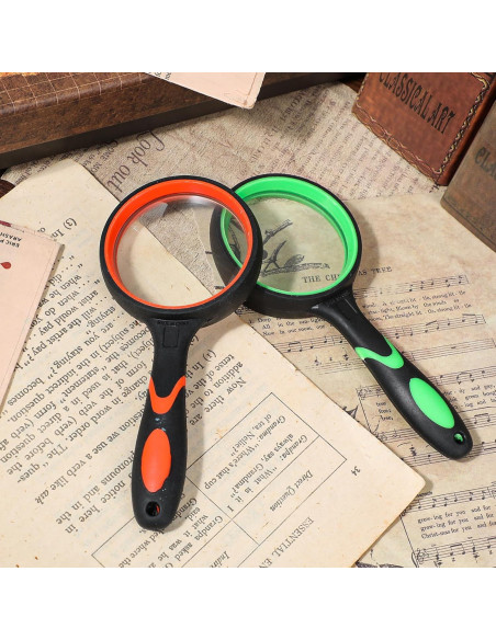 Set de 8 Lentes de Aumento 10X Telooco 50mm para Lectura