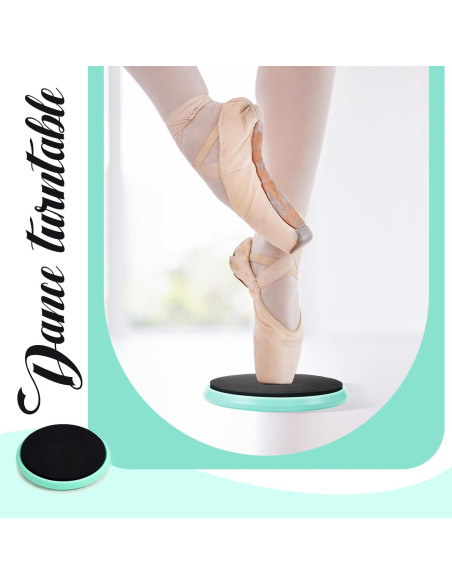 2 Tablas Giratorias Portátiles Motionchic para Patinaje y Baile