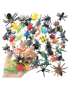 48PCS Juguetes de Insectos Falsos YOOHUA para Niños