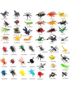 48PCS Juguetes de Insectos Falsos YOOHUA para Niños 2