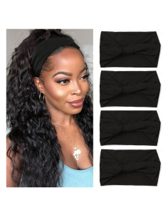 Diademas Anchas XTREND 4 Pcs Estilo Bohemio Antideslizante