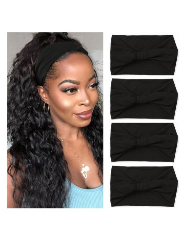 Diademas Anchas XTREND 4 Pcs Estilo Bohemio Antideslizante