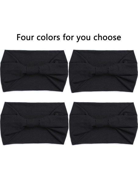 Diademas Anchas XTREND 4 Pcs Estilo Bohemio Antideslizante